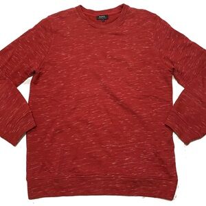 A.P.C. Men's Red Sweatshirt